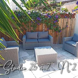Villadali-fr Appart Clim, Wifi, Terrasse, Cuisine Parking Gratuit Apartamento